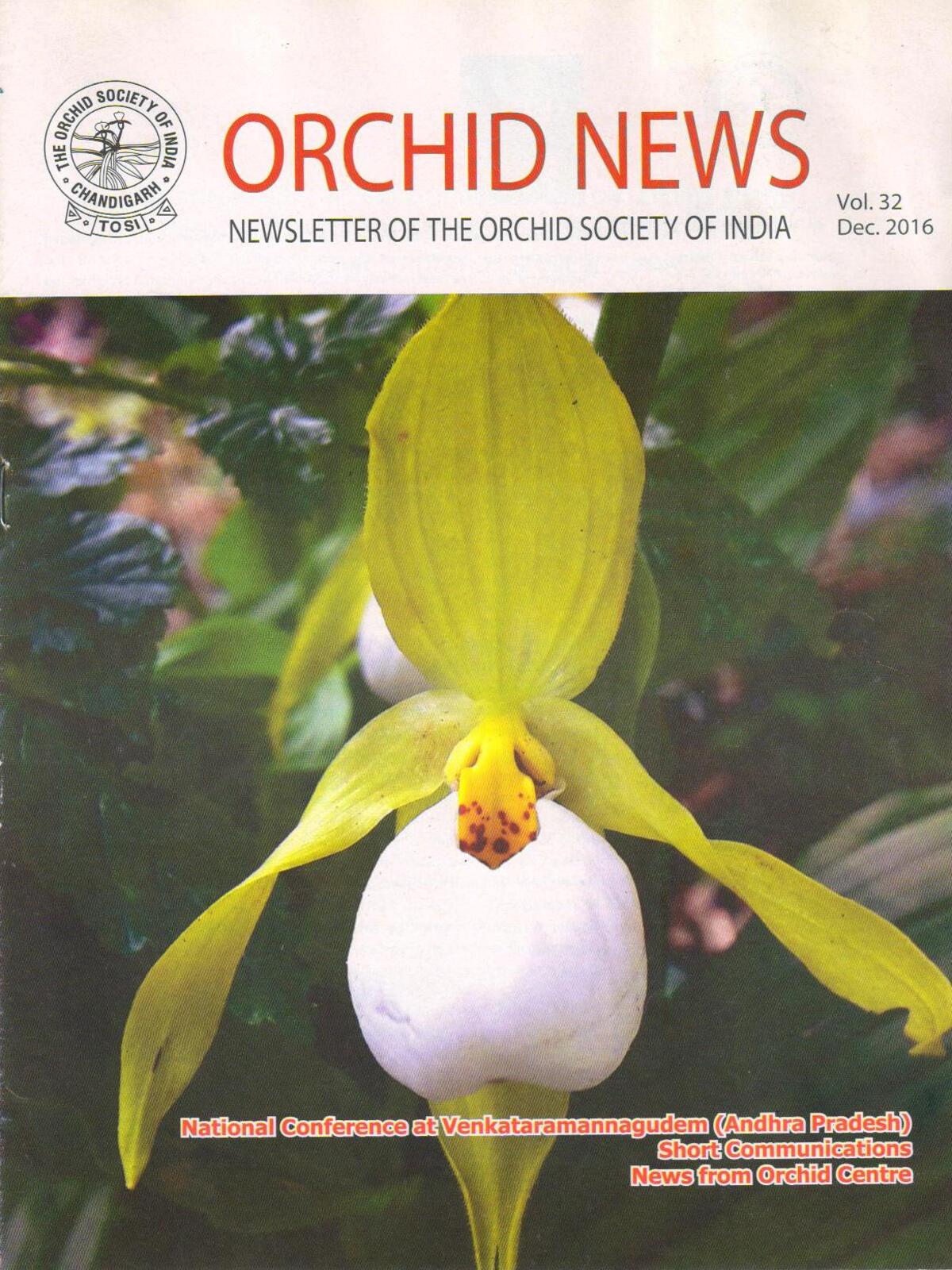 Orchid Newsletter 2016